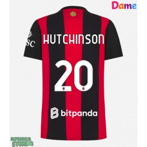 AC Milan Omari Hutchinson #20 Replika Hjemmebanetrøje Dame 2026-27 Kortærmet